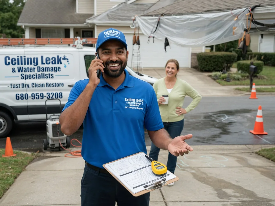Ceiling Leak Cleanup Hopkinton, IA FAQs